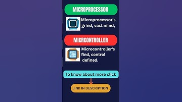 Microprocessor vs Microcontroller|Computer System #ytshorts #trending #viral #cbse #class11 #cs