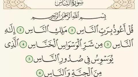 سورة الناس { نبيل الرفاعي }