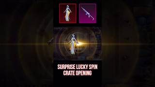 Surprise lucky spin crate opening pubg mobile #shorts #shortsfeed #pubgmobile