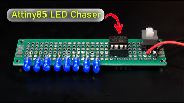 Amazing LED Chaser Using Attiny85 Microcontroller