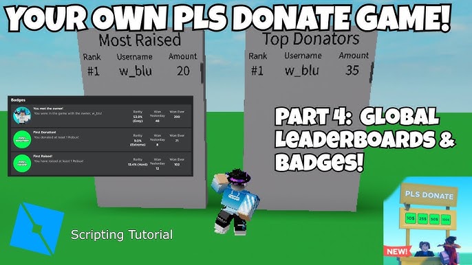 How To Create A PLS DONATE GAME (Part 2: The Stand (Continued)) - Roblox  Studio 