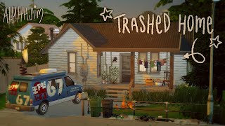 grungy family starter home the sims 4: speed build