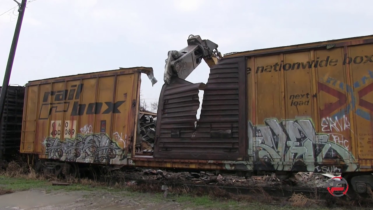 FLIGELTAUB Rail Car Destruction and Recycling YouTube