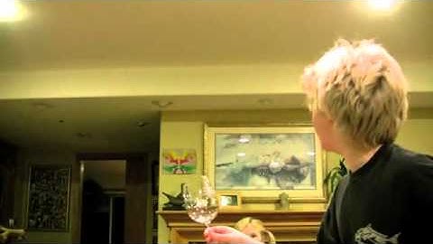 Kid Breaks Glass With His Voice