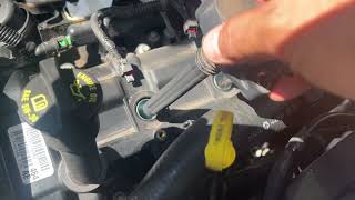 How to easily change spark plugs on a 2012 3.6L Chrysler Town & Country minivan  in the driveway