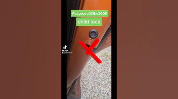 Wheres The Child Lock On A Peugeot E208 E2008 