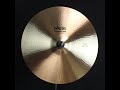 Paiste 18 formula 602 classic thin crash  1338g