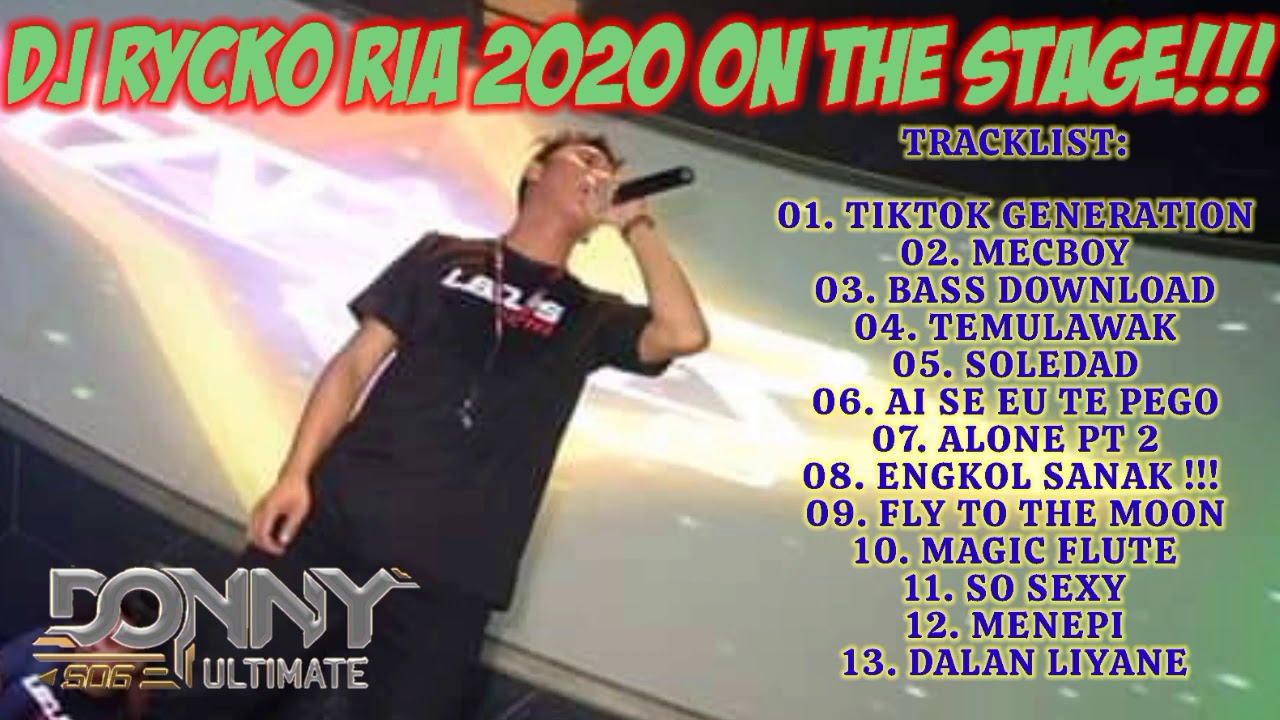 DJ RYCKO RIA 2020 ON THE STAGE!!! - DONNY ULTIMATE™ - YouTube