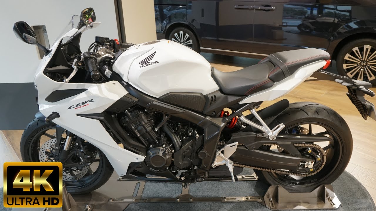 NEW 2023 HONDA CBR650R White – New Honda CBR 650R 2023 – 新型ホンダ CBR650R 2023年モデル