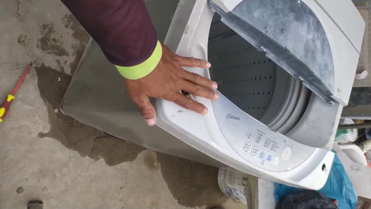  Mesin  cuci otomatis tidak bisa buang air YouTube