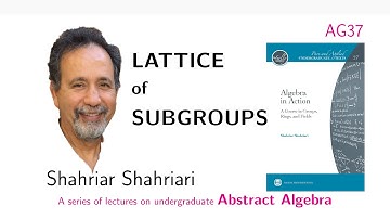 AG37 Lattice Of Subgroups of a Group