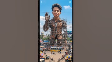 New Viral Trend AI Statue Photo Editing 😱 Google Gemini Nano Banana #nanobanana #googlegemini
