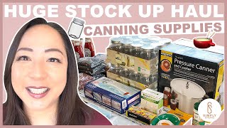 Stock Up Haul (canning supplies & more food)