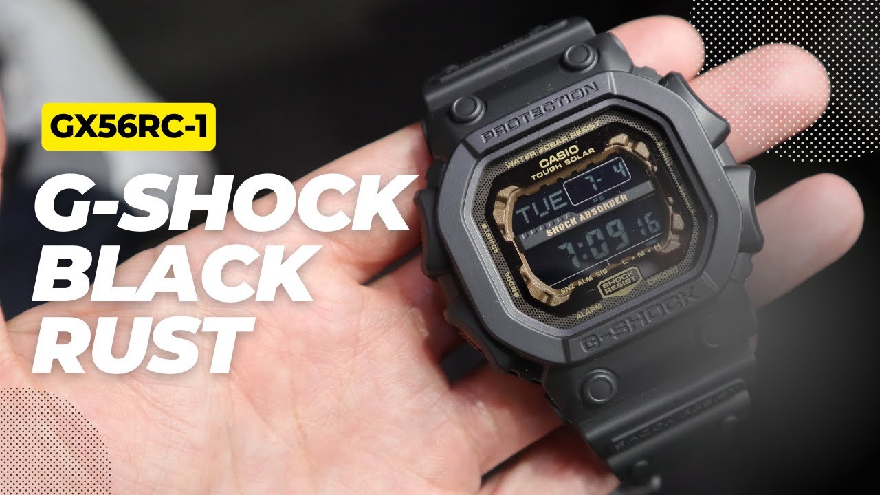 Unboxing The Casio G-Shock Rust GX-56RC-1 - YouTube