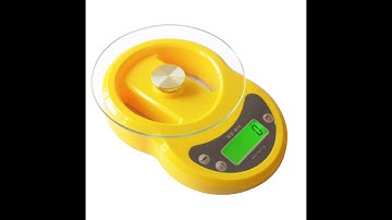 Calibration WH-B16 Glass Kitchen Scale 7 kg 1g