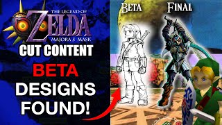 The Beta Design of Majora's Mask | Zelda Cut Content
