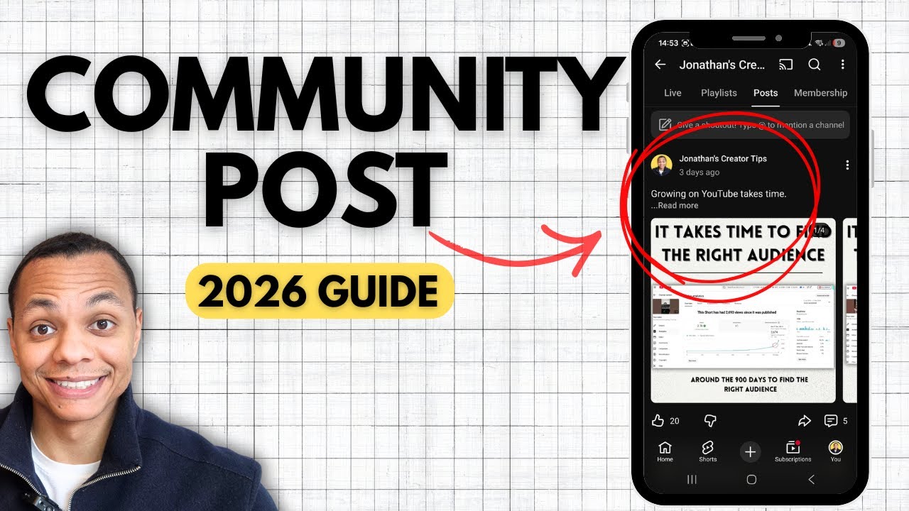 Youtube Update Post How to create Posts on YouTube in 2026 - YouTube