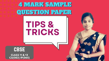 MYSQL Commands (Part - 14) | 4 Mark Question | Sample Paper Question | Class 11 & 12 | CS | IP