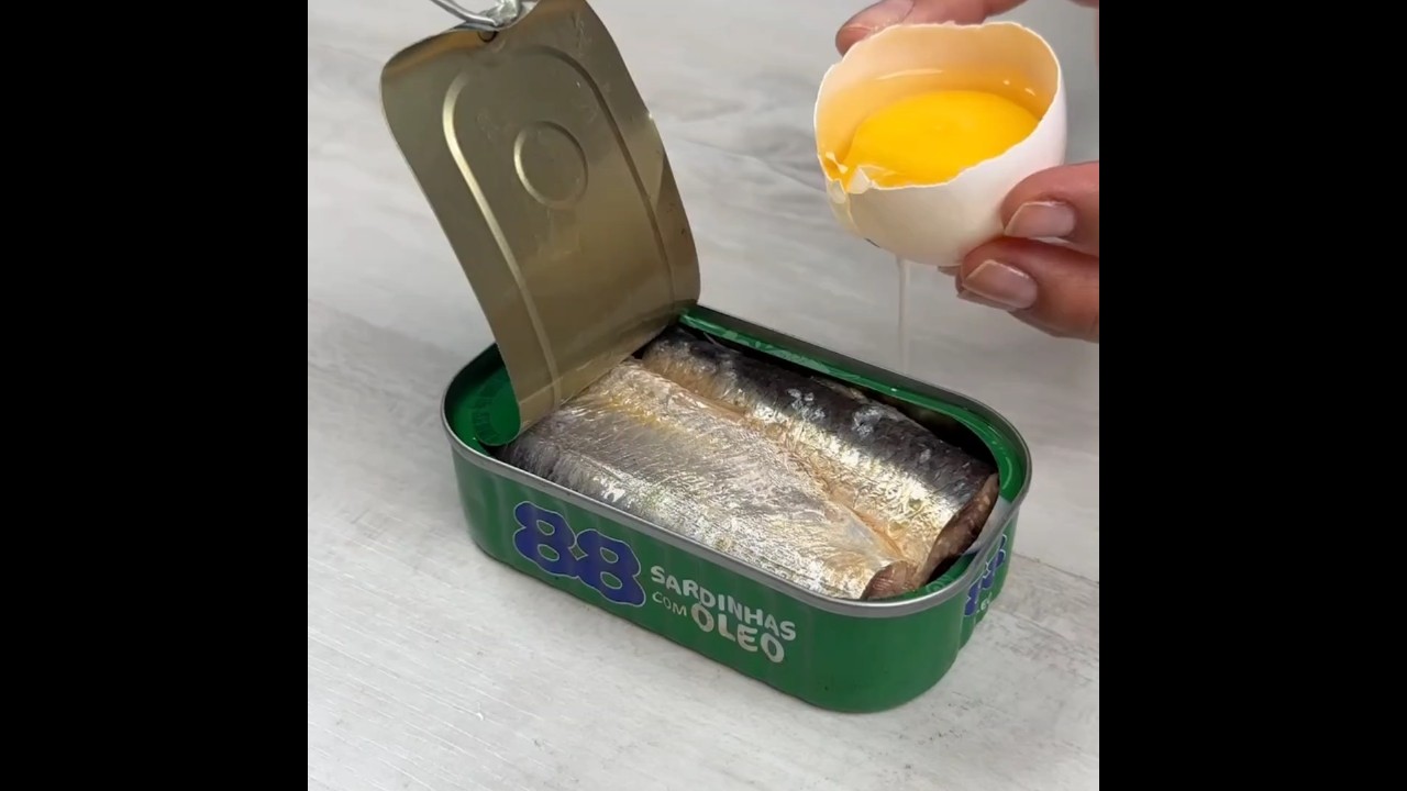 Ajoutez des œufs aux sardines et vous voudrez toujours les préparer ainsi pour le dîner !
