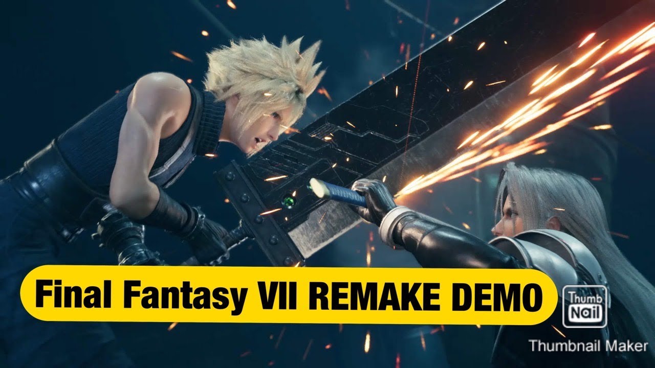 Final Fantasy Vii Remake Walkthrough Demo Youtube