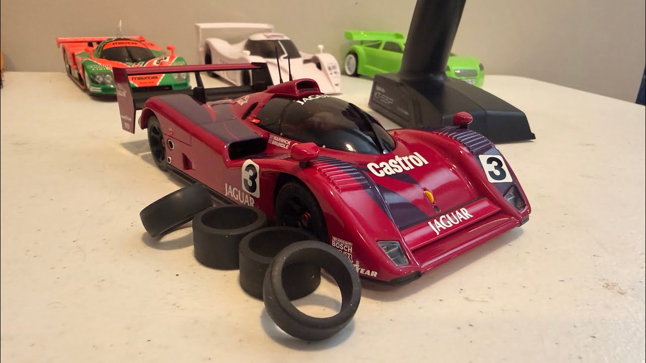 BEST UPGRADE FOR MINI-Z RWD MR04 Jaguar XJR-14 LM 1991 - YouTube