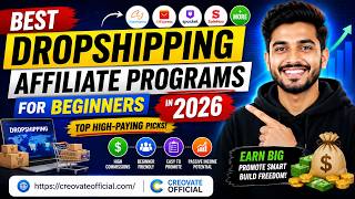 Best Dropshipping Affiliate Programs for Beginners in 2026 | High-Paying Picks