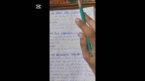 Kleene star closure #computerscience #cs #theory #technology #automation #automata