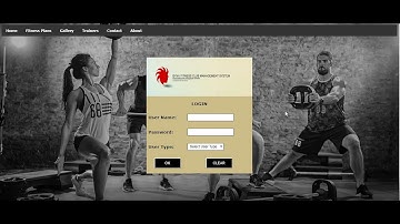 Online Gym Management Project | Web Application | JSP,  HTML, CSS, PostgreSQL