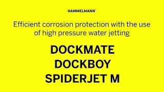 Hydroblasting - Dockmate, Dockboy, Spiderjet M. HD