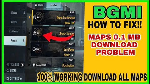 battle grounds mobile india map not downloading problem | pubg mobile map not downloading problem