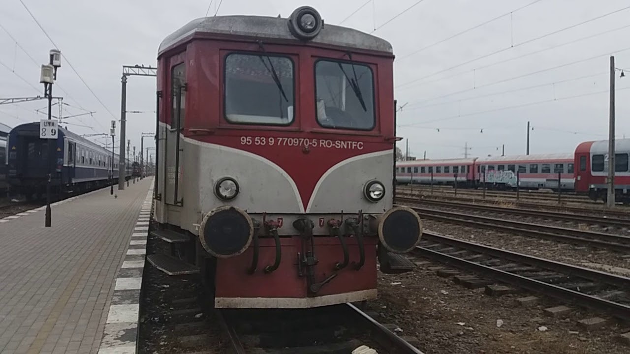 Trenuri/Trains  în Gara de Nord din Timișoara