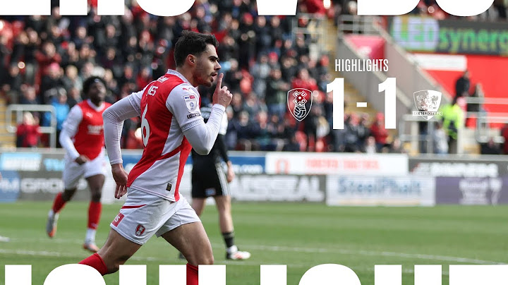 A hard-fought point. 🤝 | Rotherham United 1 v 1 Exeter City 📺