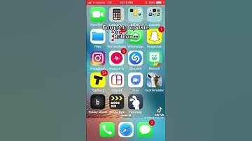 Bro forgot to update Roblox