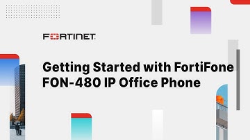 Getting Started with FortiFone FON-480 IP Office Phone