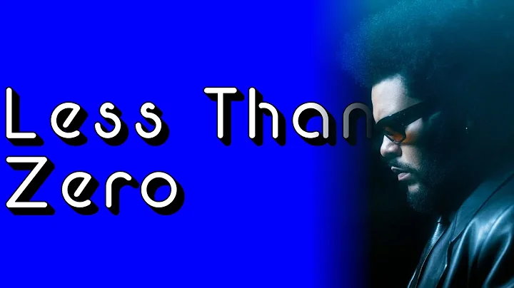 The Weeknd - Less Than Zero Lyrics (Red, Green, Blue - Screen)