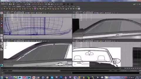 3D Timelapse - BMW E92 M3 - Autodesk Maya