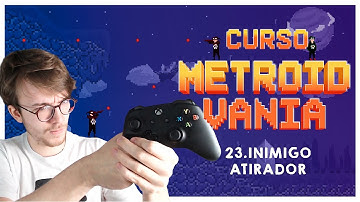Como Programar um Inimigo que Atira no Jogador - AULA 23 Curso Metroidvania 1.0 [CONSTRUCT 2]