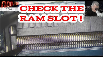 HP laptop - coming with no picture - can be the ram slot