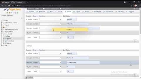 Membuat Database Dan Rumah Sakit menggunakan Phpmyadmin