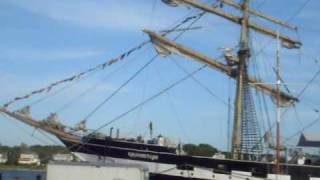 Kruzenshtern Docked At Machusetts Maritime Academy