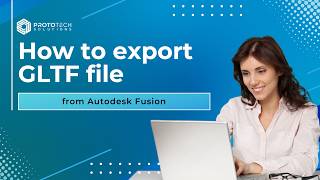 How to Export GLTF & GLB Files from Fusion | FREE Trial Available #AutodeskFusion #GLTFExporter