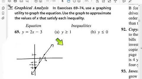 1 7 Finding x values that satisfy the inequality #69