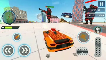 Elephant Robot vs Lion Robot (Gorilla Mode) Gameplay 18 // Robot Games