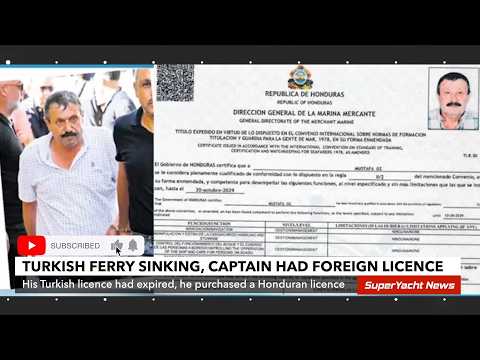 Did Turkish Ferry Captain Buy Fake Licence? | Marine News