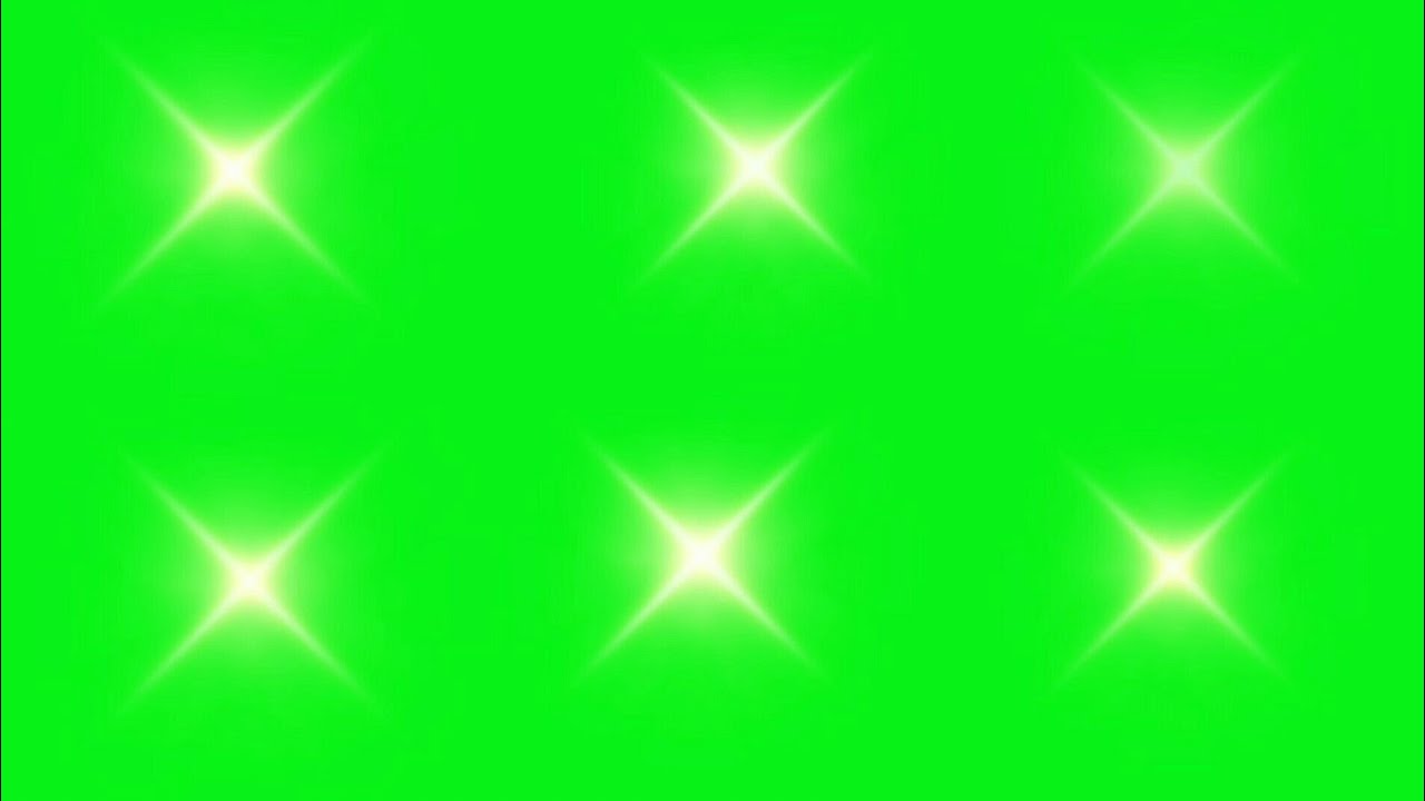 GREEN SCREEN Twinkle Star blinking Effects animations HD chroma key