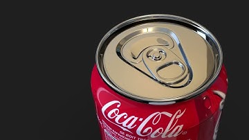 3D Product Animation - Coke