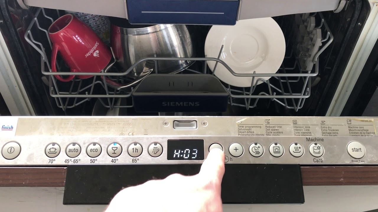 Siemens Dishwasher SN../SX.. Series, Adjusting the water softening