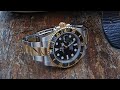 Rolex Submariner Date Two Tone Steel and Gold Black 116613LN