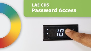 Setting Passwords on LAE CD5 Digital Controller