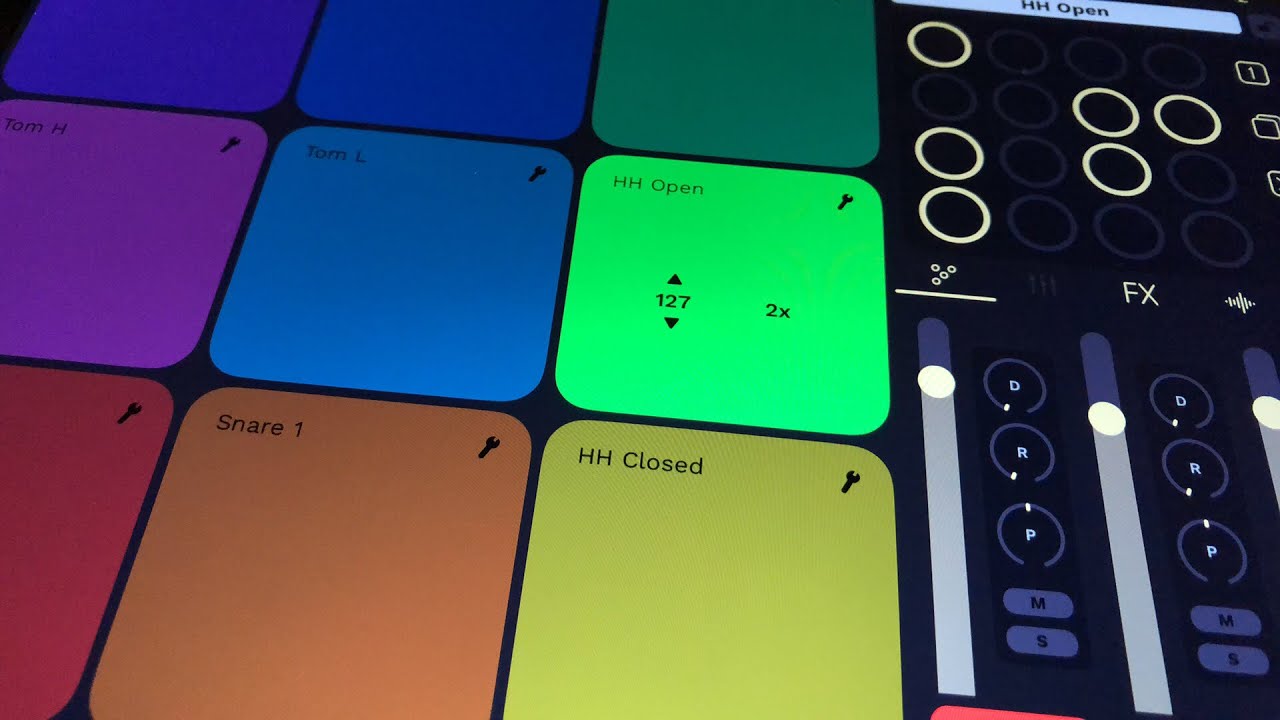 SDSx — Simple Drum Sampler Brilliant Drum Machine iPad Tutorial